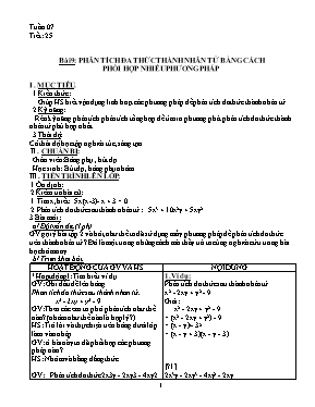 Giáo án Đại số 8 - Tuần 7